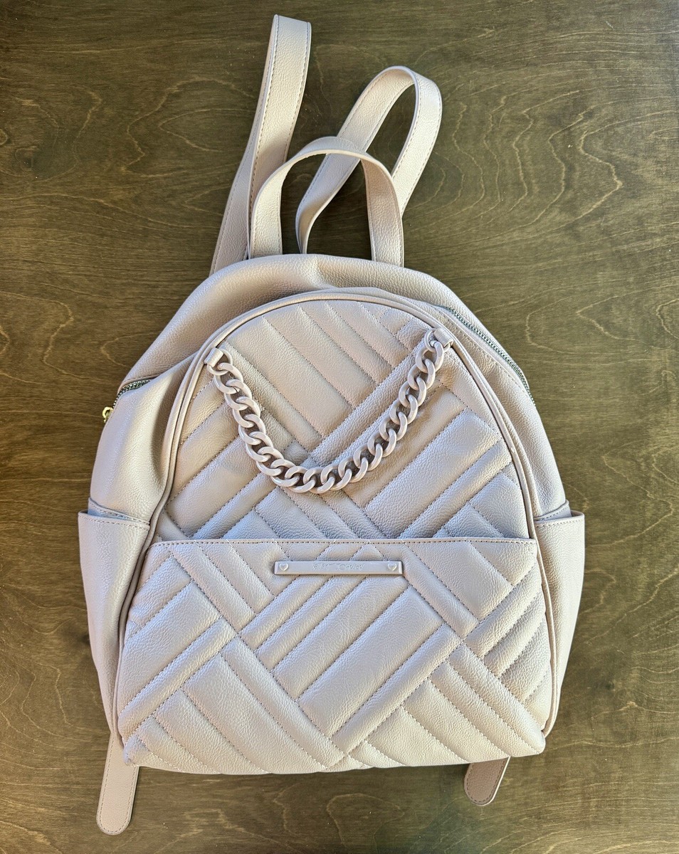 Betsey Johnson - Blush Quilted Chain Backpack Betsey Johnson | Bags | Betsey Johnson Quilted Blush Pink  main image 2