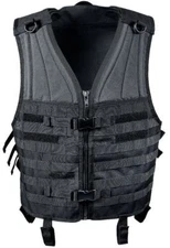 Black Molle Modular Tactical Assault Military Style Vest Rothco 5403 