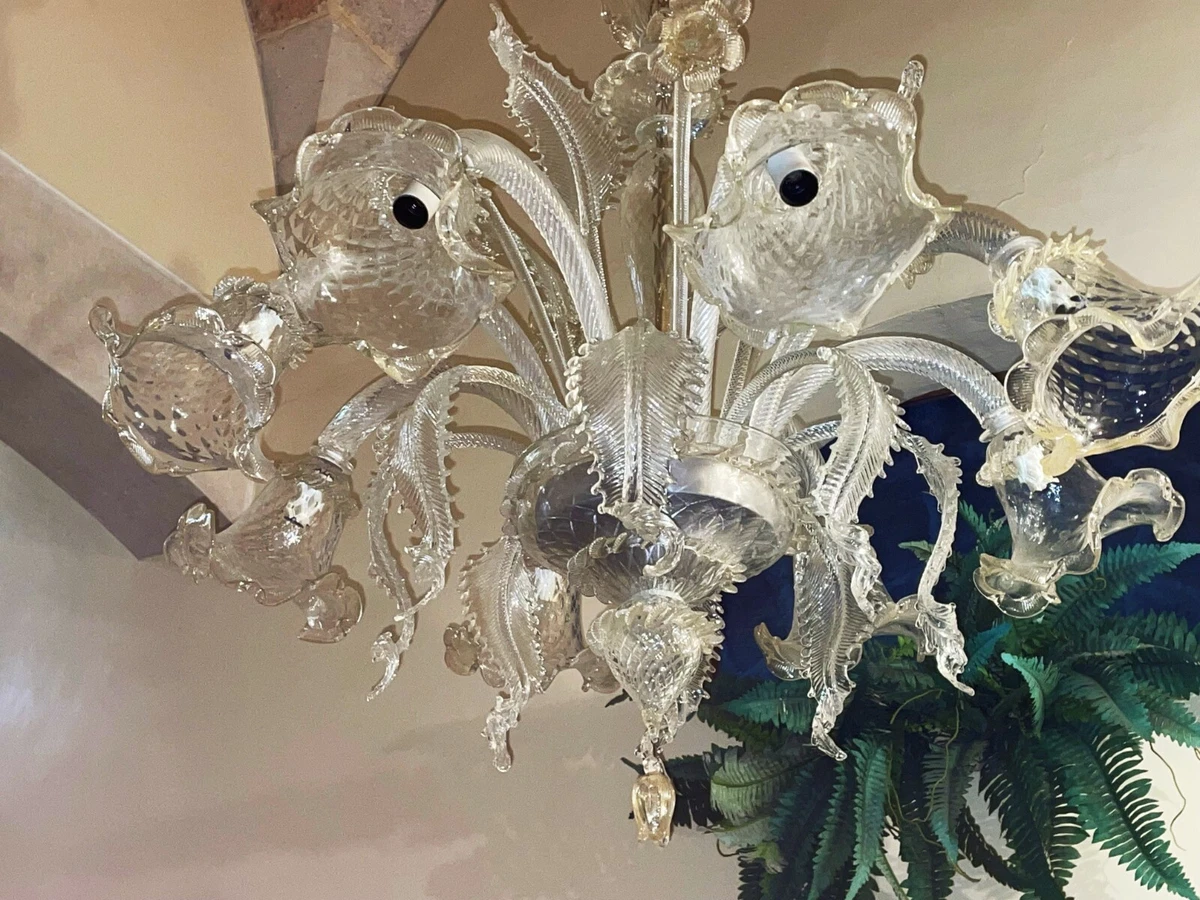 Murano glass light fixture deals
