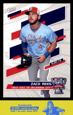 2020  Topps Pro Debut Zach Reks  Copa de La Diversion  #CO-ZR Oklahoma City