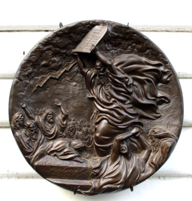 ''Moses and the Ten Commandments'' Merri Roderick Rhodes Studio Christian Art