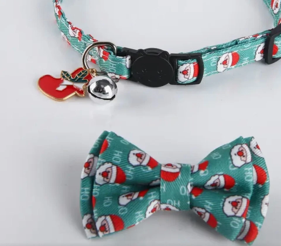 Ropa para mascotas para perros y gatos vacaciones y todos los días - pajaritas y collares Foto 3 de 4