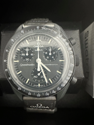 Omega X Swatch Mission To The Moonphase - New Moon SO33B700 - Full