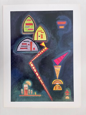 KANDINSKY «GRÜN, 1929 » RARE AUTHENTIC 1994 ART PRINT,LAST ONE!!
