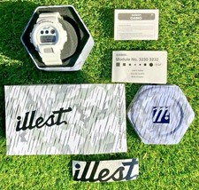 Nib Casio G-shock Limited Ed Collab Illest Dw-6900fsfat2-7cu Fatlace Camo Watch