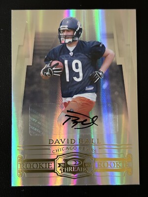 2007 Donruss Threads David Ball Autograph Rookie Card Serial #/999 🔥🔥🔥 ...