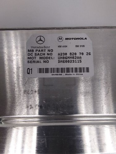 Chassis ECM 164 Type Communication GL320 Fits 07-09 MERCEDES GL-CLASS 770200 - Picture 2 of 7