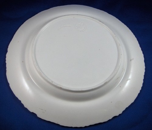 Ancien 19thC Gardner Russe Faïence Plaque Fayenze Teller Russie Creamware - Photo 4 sur 5