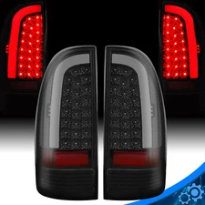 Sequential LED Rear Tail Lights Brake Lamps Smoke For Toyota Tacoma 2005-2015