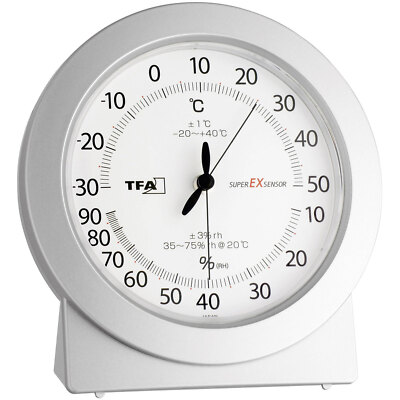 TFA Dostmann 45.2020 Analog Thermo-Hygrometer Precision Display