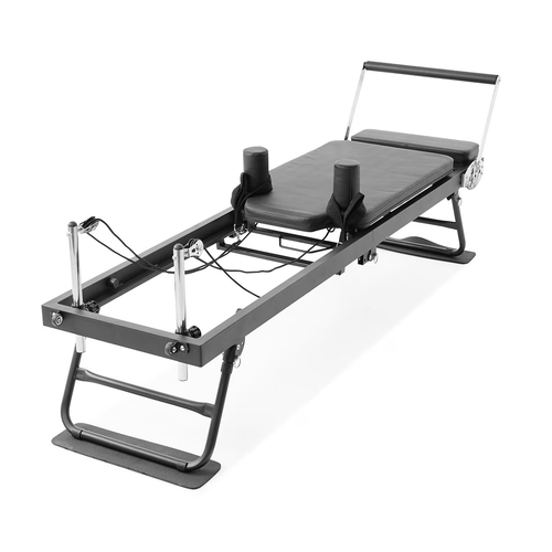 Pilates Reformer Adjustable Resistance Foldable Design Home Fitness Equipment - Picture 4 of 9
