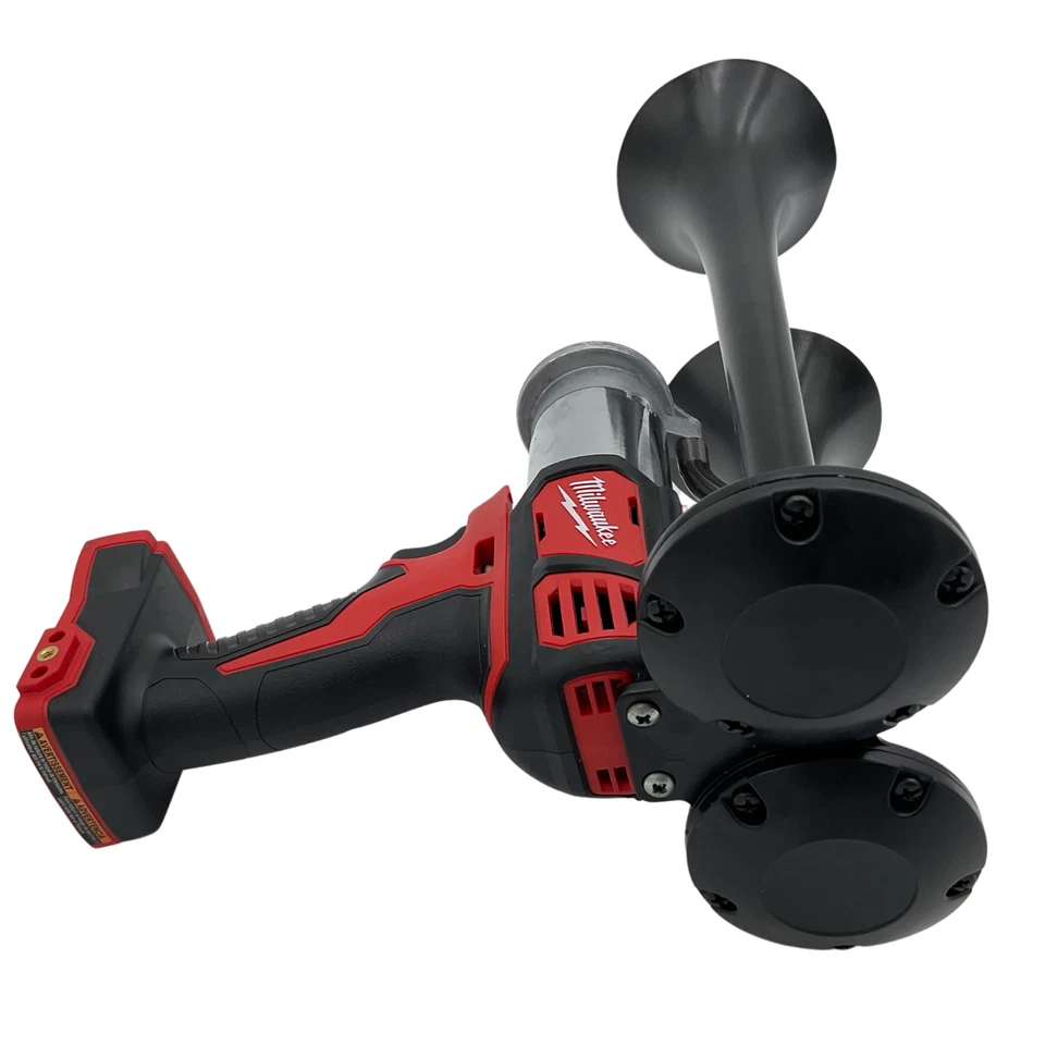 Para Milwaukee 18V Taladro Tren Bocina de Aire Doble Negro Trompetas de Aire Doble Fuerte BONO Foto 4 de 4