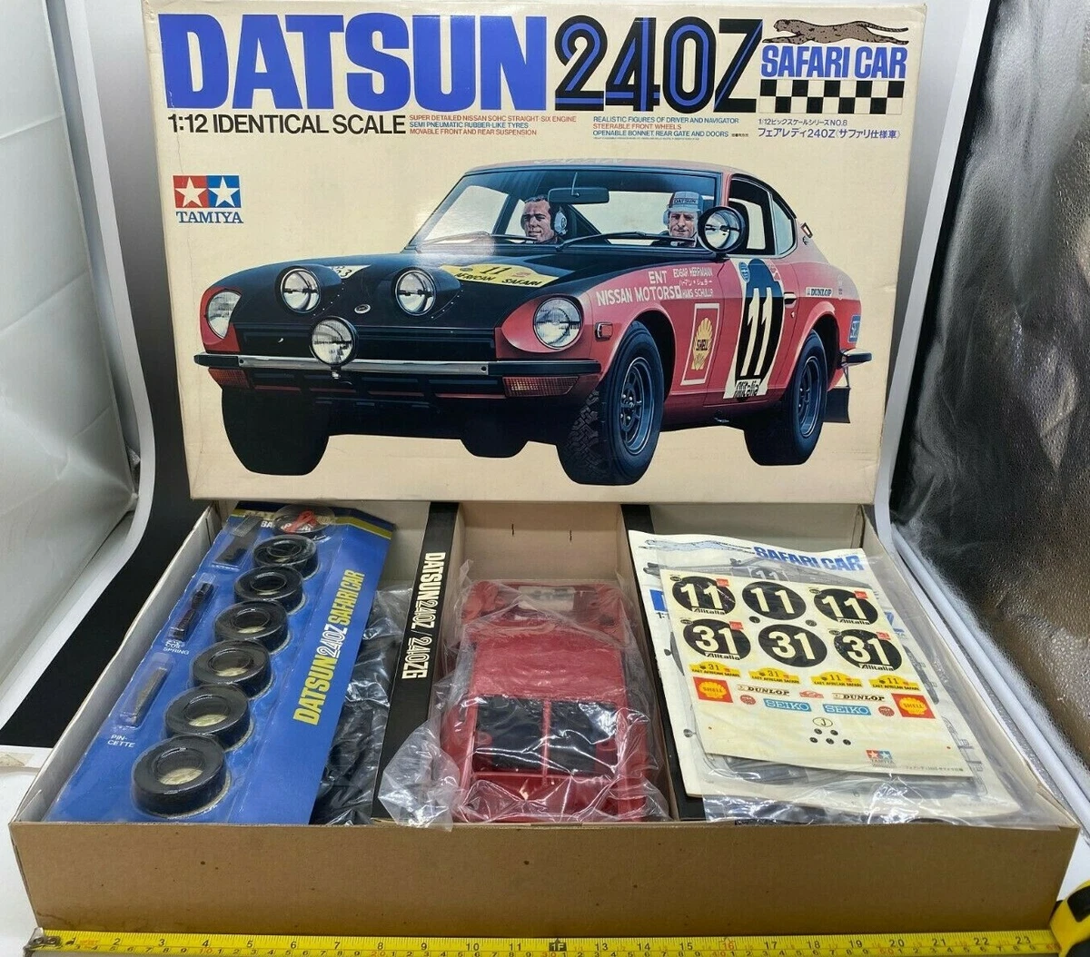 Oshika Tamiya 1/12 Kit Datsun 240Z Safari Car Nissan Fairlady Z 1982 From Japan
