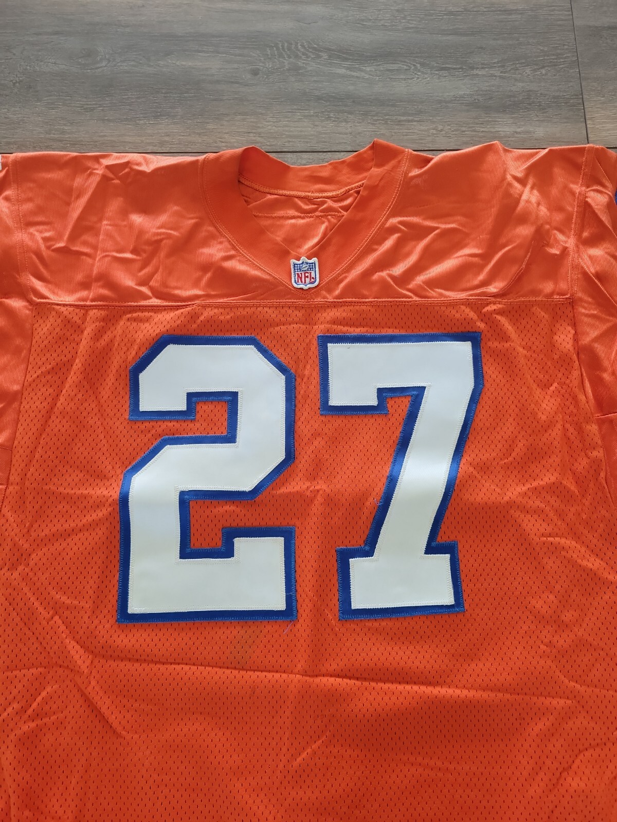 AUTHENTIC VINTAGE STEVE ATWATER DENVER BRONCOS JERSEY 46 LARGE WILSON