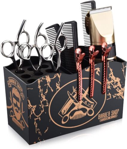 Salon Barber Shop Scissors Holder | Combs Storage Box | Barber Tolls Case Use - Afbeelding 1 van 10
