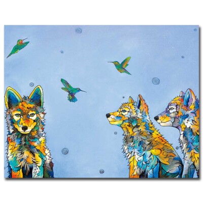 First Encounters by Micqaela Jones Gallery Wrapped Canvas Art (12 in x 18 in)
