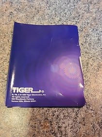 Tiger game.com Handheld Console Manual only (Y8)