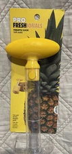 PROfreshionals Pineapple Slicer, Core, Peeler  Yellow NEW