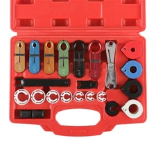 Car Quick Disconnect Tool Kit Fuel Transmission A/C Oil Line Cooler Set 22Pcs