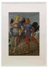 Workshop Of Andrea Del Verrocchio Tobias And The Angel A3 A4 Framed Print Pictu