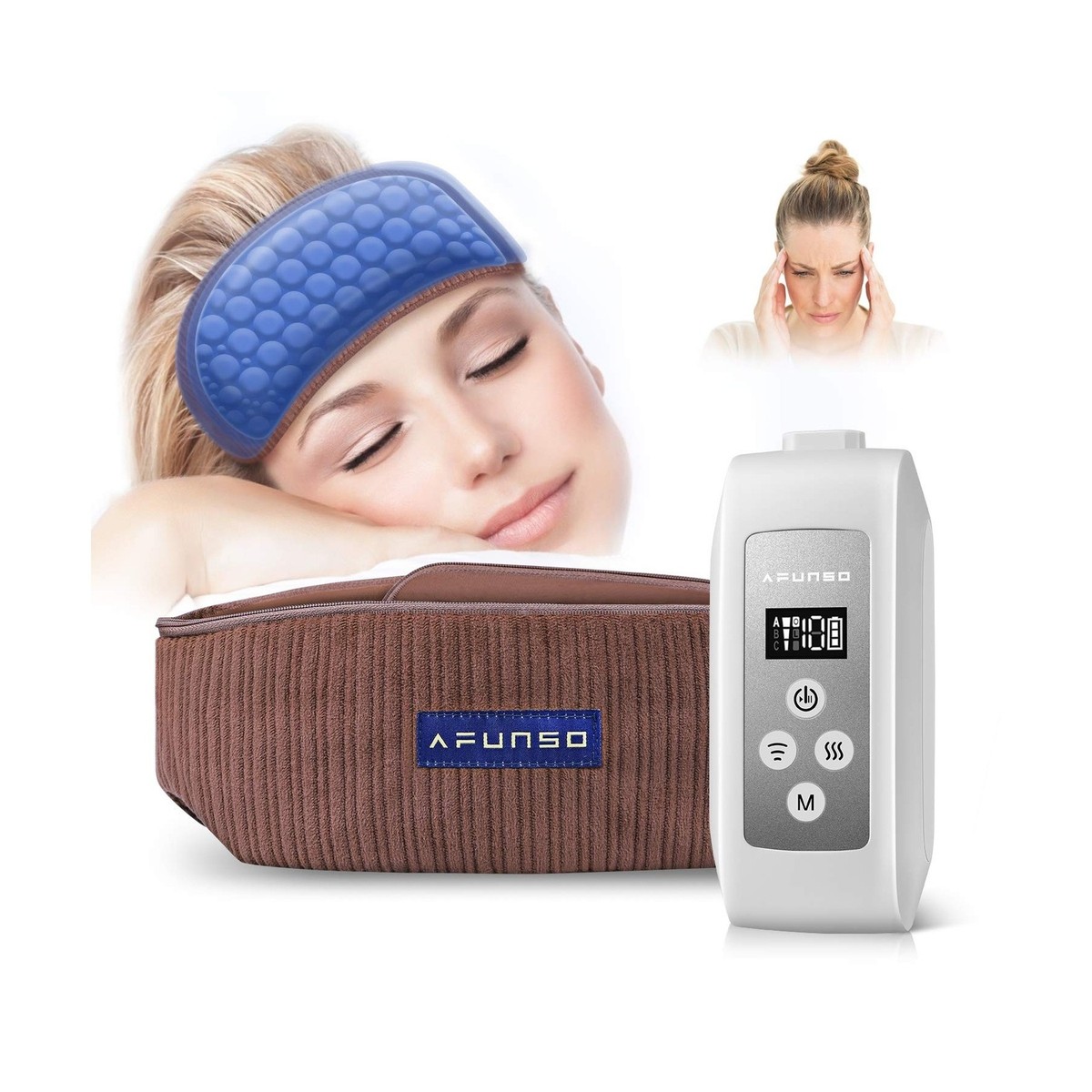 AFUNSO ヘッドマッサージ機 AFUNSO Head Scalp Massager Scalp Massage Instrument Rechargeable