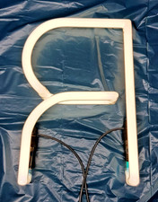 Neon Vintage Leuchtbuchstabe R , 1970, Leuchtschrift, Buchstabe