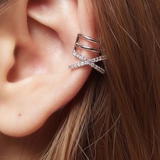 Ear Cuff Non Piercing Womens Wrap Earring Romantic Wedding Gift Boho Glam New