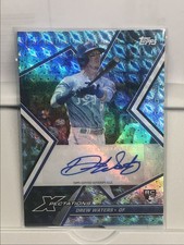 2023 TOPPS XPECTATIONS CYBER CYAN DREW WATERS RC AUTO /10 ROYALS
