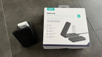 ESR MagSafe Charger 3 in 1 Reise Ladestation Halolock Made for Apple