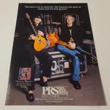 Carlos Santana & Paul Reed Smith PRS Guitars Ad