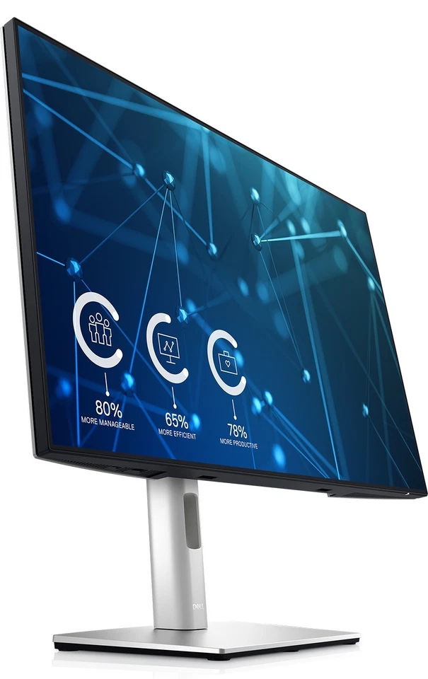 RAHMENLOSER MONITOR 24" DELL UltraSharp U2421E LED IPS HDMI DP USB-C 1920x1200 - Bild 3 von 4