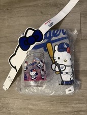 L.A. Dodgers Hello Kitty Hoodie SGA 4/13/26 Size XL and Hello Kitty Mason Jar