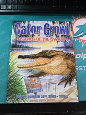 Vintage UF FOOTBALL UNIVERSITY OF FLORIDA  GATOR GROWL Program 2009 Arkansas 