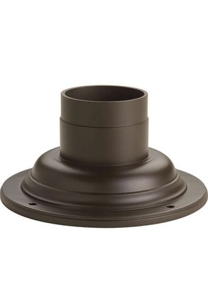 Progress Lighting Antique Bronze Pedestal Mount for Post Lanterns