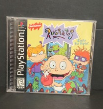 Rugrats Search for Reptar PS1 PlayStation 1998 CIB Black Label Complete