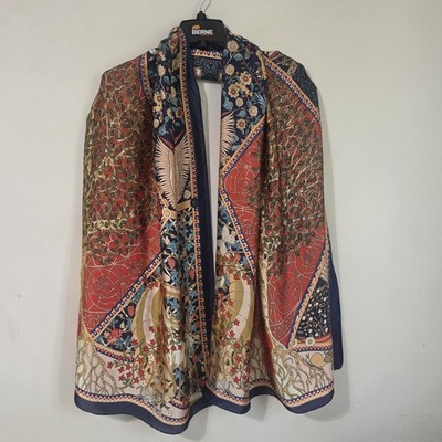 Shawl Scarf For Women Lightweight Scarves Tree Of Life Pattern 180x90cm