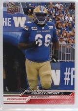 2024 Upper Deck CFL Exclusives 13/100 Stanley Bryant #67 8dg