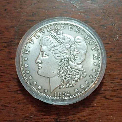 1894 Morgan Silver Dollar San Francisco Mint $1 Coin 0.9 Fineness