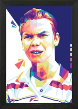 Will Poulter Pop Art Framed Wall Art Poster Canvas Print Picture