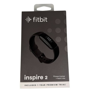 NIB Fitbit Inspire 2 FB418BKBK 24/7 Heart Rate Health Fitness Tracker Black