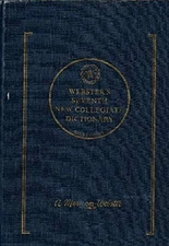 Webster's Seventh New Collegiate Dictionary Merriam Webster