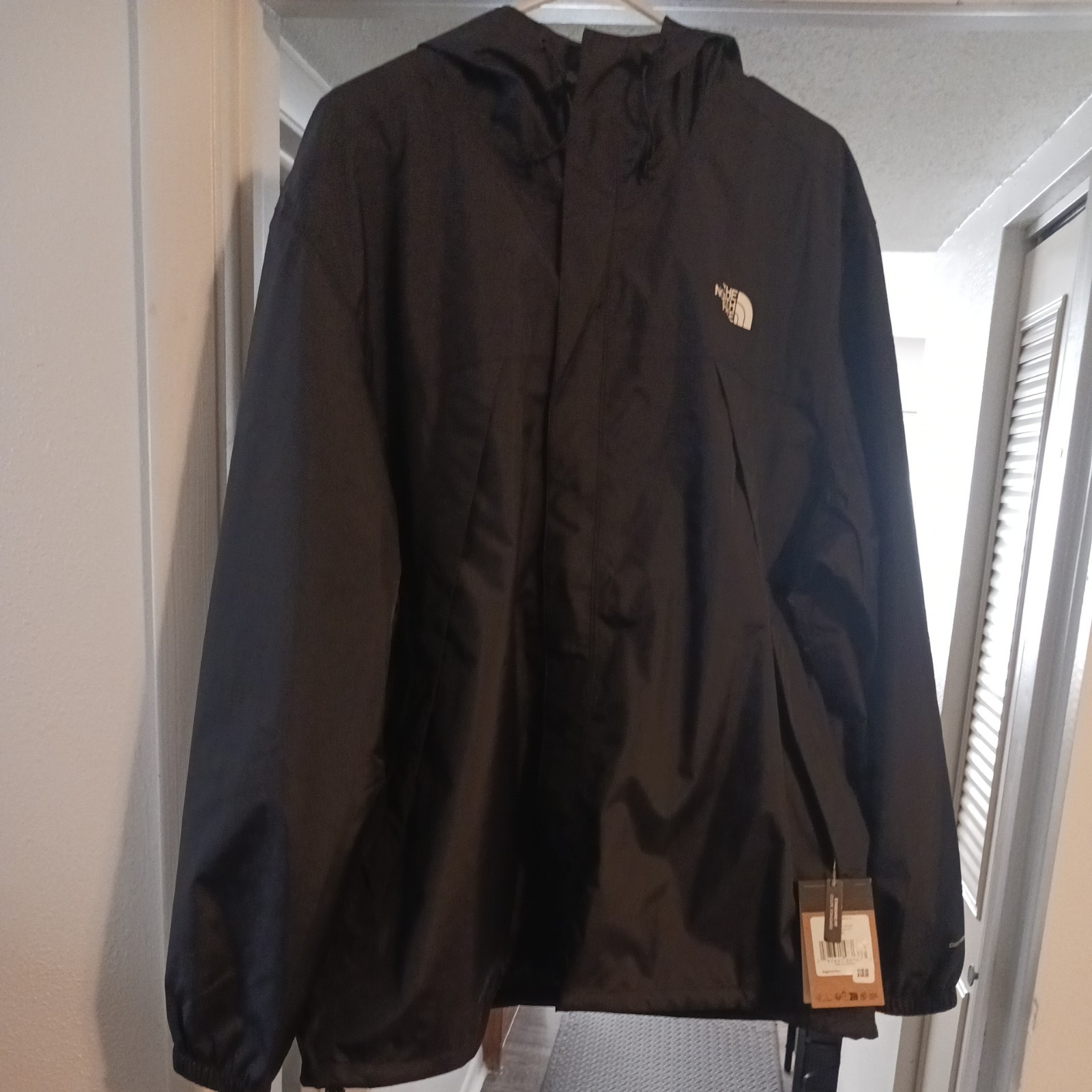 NWT The North Face Men’s Antora Rain Hoodie Jacket Black XXL