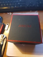 Axiom Men Black Dial Chronograph Rubber Strap 49mm Quartz Ana Digi Watch 8"