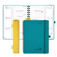 POPRUN 2026 Weekly and Monthly Planner Calendar, January 2026 - December 2026...