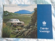 Daimler Sovereign brochure Apr 1972 UK market ref 472/250M DC1