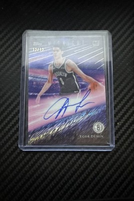 2025-26 Topps Midnight Horizon Signatures Egor Demin #RHS-ED Midnight /12 AU, RC