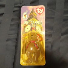 Ty Teenie Beanies Britannia the Bear McDonald's 1999 Plush Toy