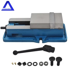 4" Lockdown CNC Milling Machine Bench Vise Clamping Vice Precision Without Base