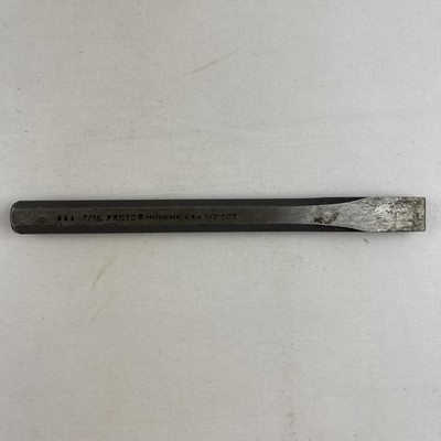 Proto Professional 86A 7/16 Cold Chisel USA 1/2 Cut