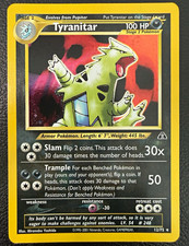 Nintendo Neo Discovery Tyranitar Holo Rare 12/75 Eng 2001 100HP HOLO on eBay